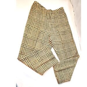 Koret of California Loose Tweed Knit Lined Ladies High Waist Dress Pant